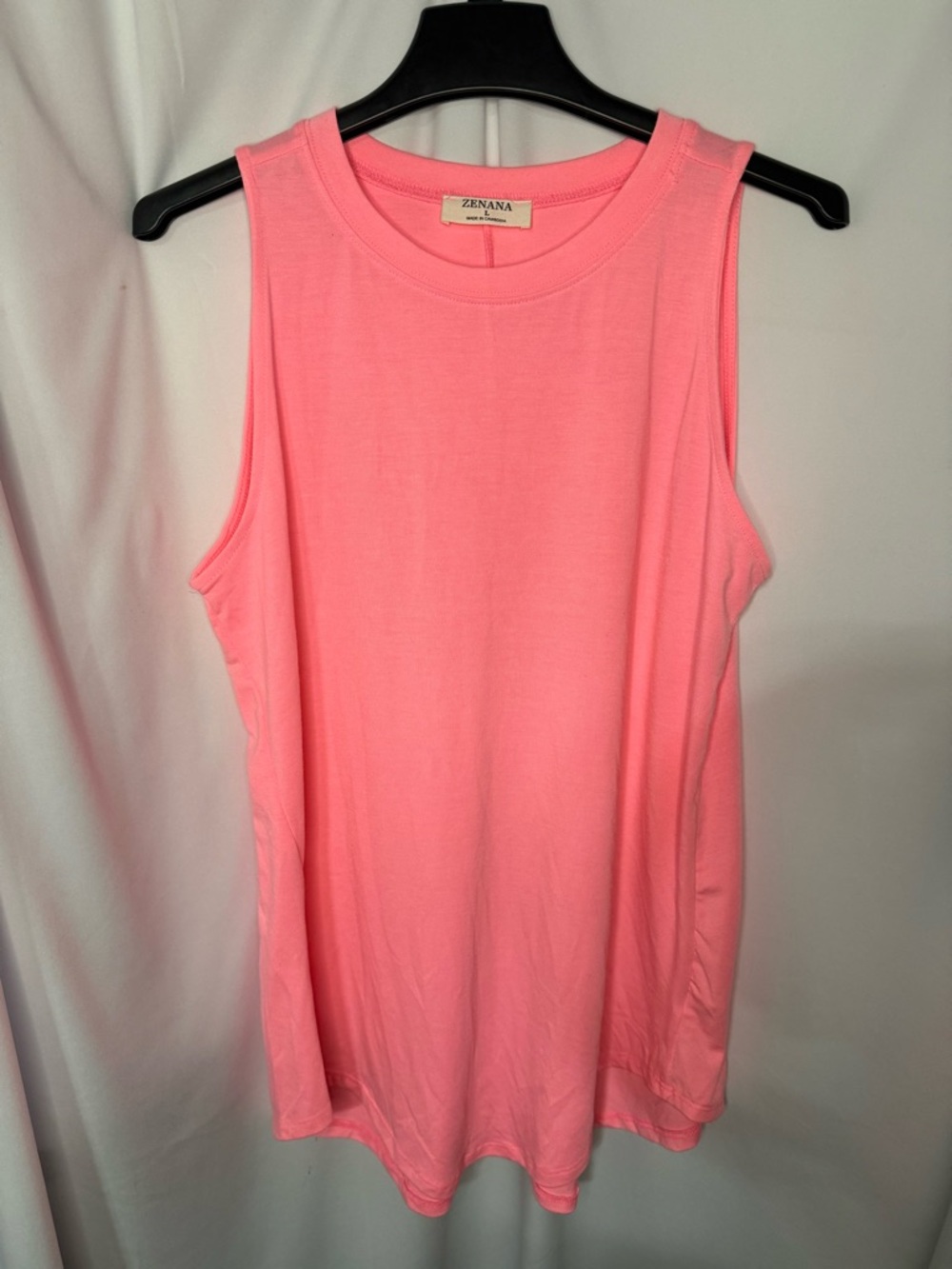 Zenana Outfitters Coral Pink Sleeveless Tank